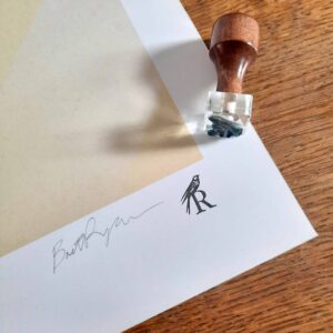 Image of the signature stamp applied to each of Brett Ryder's Giclee Print